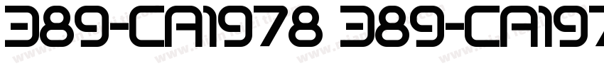 389-CAI978 389-CAI97字体转换